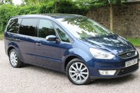 USED 2007 57 FORD GALAXY 2.0 GHIA TDCI 5d AUTO 130 BHP ENTERTAINMENT DVD SYSTEM
