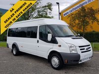 USED 2011 61 FORD TRANSIT WAV MINIBUS 115 T430e 16 Seat [ M2 ] Wheel Chair -Disabled, Low Mileage Tachograph Free UK Delivery 