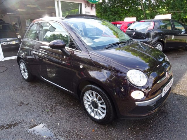 2014 14 Fiat 500 1.2 CONVERTIBLE LOUNGE 3d 69 BHP