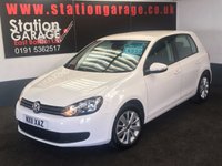 USED 2011 11 VOLKSWAGEN GOLF 1.6 MATCH TDI 5d 103 BHP WHITE 