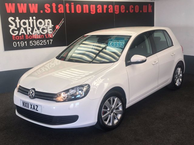2011 11 Volkswagen Golf 1.6 MATCH TDI 5d 103 BHP WHITE
