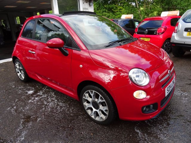 2014 14 Fiat 500 1.2 CONVERTIBLE S 3d 69 BHP