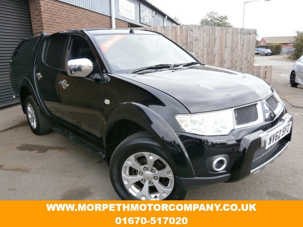USED 2012 62 MITSUBISHI L200 2.5 DI-D 4X4 BARBARIAN LB DCB 1d 175 BHP *** &pound;12995 NO VAT ***