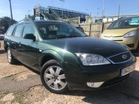 USED 2005 05 FORD MONDEO 2.0 ZETEC 16V 5d AUTO 145 BHP Automatic Estate car with air con and great condition