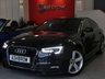 USED 2012 12 AUDI A5 SPORTBACK 2.0 TDI S LINE 5d 177 S/S &pound;30 TAX, UPGRADE PERFORATED LEATHER ALCANTARA S LINE, UPGRADE DAB DIGITAL RADIO, UPGRADE PRIVACY GLASS, UPGRADE ELECTRIC POWER FOLDING DOOR MIRRORS, UPGRADE DELETE ENGINE TECH DESIGNATION, BLUETOOTH, AUDI MUSIC INTERFACE, REAR ACOUSTIC PARKING SENSORS, BI XENON HEADLIGHTS W/ LED DRL, LED OPTIC STYLE TAIL LIGHTS, AUTO LIGHTS + WIPERS, VOICE COMMAND, DUAL ZONE CLIMATE A/C, LEATHER 3 SPOKE MULTI FUNCTION STEERING WHEEL, BLACK CLOTH HEADLINING, DIS TRIP COMPUTER, CAMBELT & WATER PUMP CHANGED
