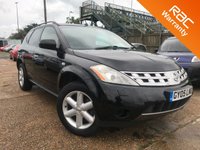 USED 2005 05 NISSAN MURANO 3.5 V6 5d AUTO 231 BHP Sat Nav, Rear camera, heated leather, stunning car