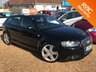 USED 2006 56 AUDI A3 2.0 T FSI S LINE SPECIAL LINE 5d 200 BHP A stunning Audi A3 S Line with full black leather and factory fitted Audi Sat Nav (&pound;2175 Optional Extra)