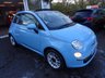 USED 2013 63 FIAT 500 1.2 CONVERTIBLE LOUNGE 3d 69 BHP Low Mileage, One Lady Owner from new, Just Serviced by ourselves, MOT until September 2018 (no advisories), Great on fuel! Only &pound;30 Road Tax!