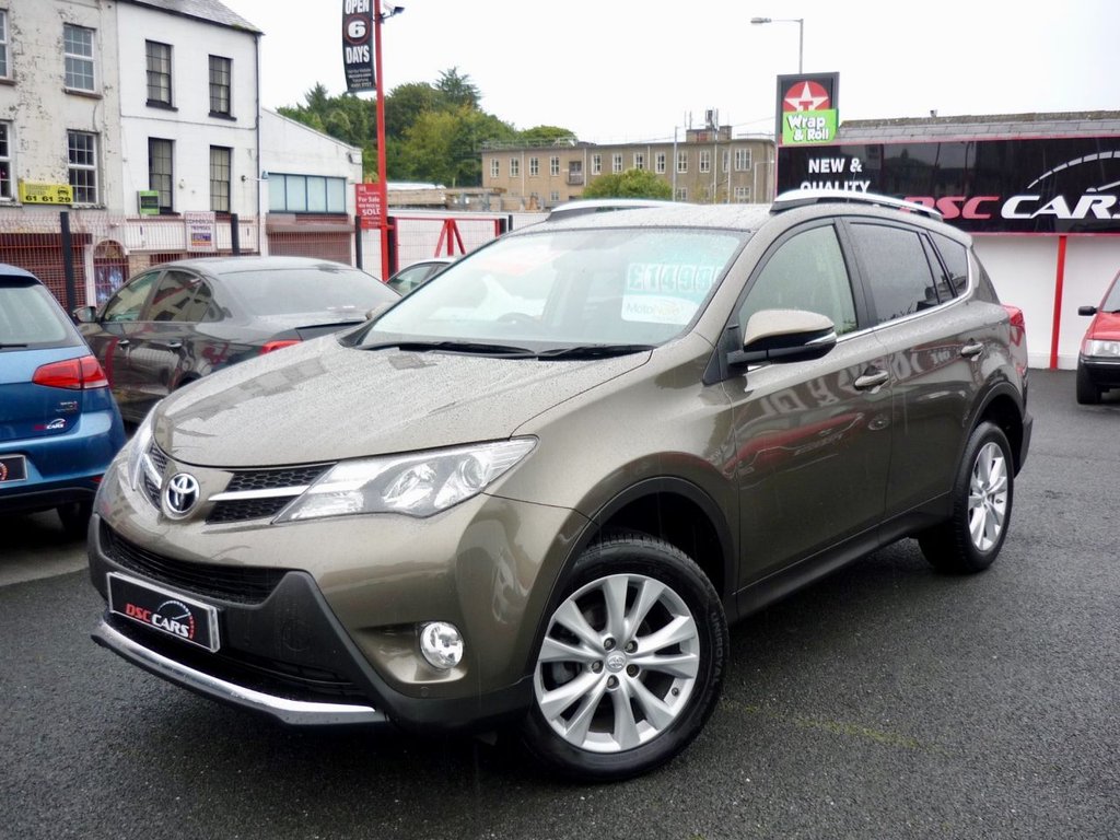 USED 2014 14 TOYOTA RAV4 2.2 D-4D INVINCIBLE 5dr 150 BHP AWD AWD MODEL WITH LEATHER