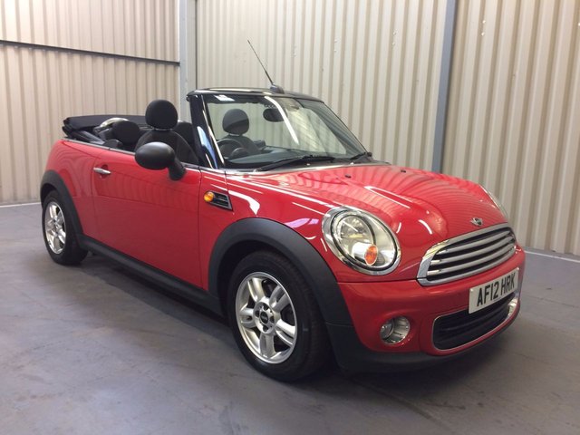2012 12 MINI Convertible 1.6 ONE 2d 98 BHP