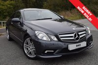 USED 2009 59 MERCEDES-BENZ E CLASS 3.0 E350 CDI BLUEEFFICIENCY SPORT 2d AUTO 231 BHP FMBSH! HUGE SPEC INCLUDING SAT NAV! PAN ROOF! IVORY LEATHER! REV CAM! SUPERB EXAMPLE!