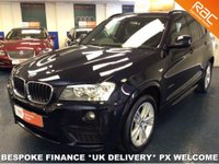 USED 2011 61 BMW X3 XDRIVE20D M SPORT DIESEL AWD F.BMW.S.H - LEATHER - START STOP - LOW TAX - EX MPG