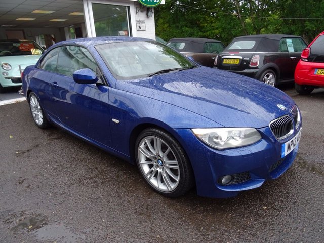 2012 12 BMW 3 Series 3.0 325I M SPORT CONVERTIBLE 2d AUTOMATIC 215 BHP