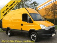 USED 2012 61 IVECO-FORD DAILY 3.0Hpi 50C15 146 Mwb High Roof van Ex Council Authority Twin Wheels 5200kgs 