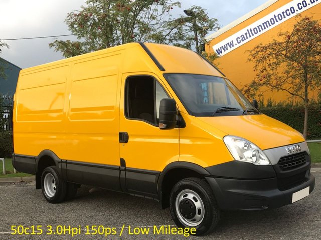 2012 61 Iveco-Ford Daily 3.0Hpi 50C15 146 Mwb High Roof van Ex Council Authority Twin Wheels 5200kgs