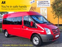 USED 2014 14 FORD TRANSIT 350 LWB TDCi 135 15 SEAT MINIBUS # LOW MILEAGE # RWD FREE UK DELIVERY 