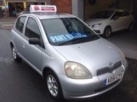 USED 2002 51 TOYOTA YARIS 1.3 CDX  ......PART EX TO CLEAR