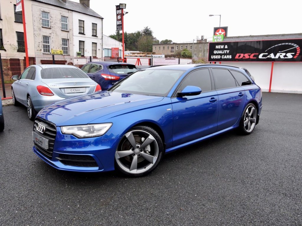 USED 2014 14 AUDI A6 3.0 AVANT TDI QUATTRO S LINE ULTRA BLACK EDITION 5d AUTO 245 BHP BEST COLOUR,VERY RARE