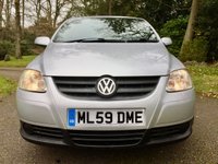 USED 2009 59 VOLKSWAGEN FOX 1.2 URBAN 6V 3d 55 BHP ONLY 14,590 MILES WITH 2 LADY OWNERS GREAT SERVICE HISTORY//AUX-IN//REMOTE CENTRAL LOCKING//ELECTRIC FRONT WINDOWS//SPLIT REAR SEATS ONLY 14,590 MILES With' VW MAIN DEALER/SPECIALIST SERVICE HISTORY, ''INSURANCE GROUP 1 and 2 PRIVATE OWNERS  ''GREAT FIRST CAR'',55 BHP ONLY 14,590 MILES WITH 2 LADY OWNERS GREAT SERVICE HISTORY//AUX-IN//REMOTE CENTRAL LOCKING//ELECTRIC FRONT WINDOWS//SPLIT REAR SEAT,,,,GROUP 1 INSURANCE
