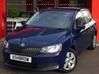 USED 2015 65 SKODA FABIA 1.0 MPI S 5d 60 S/S DAB RADIO, BLUETOOTH PHONE & MUSIC STREAMING, SD CARD READER, AUX & USB INPUTS, MANUAL 5 SPEED GEARBOX, START STOP TECHNOLOGY, COLOUR CODED EXTERIOR, REPEATERS IN MIRRORS, GREY CLOTH INTERIOR, TYRE PRESSURE MONITOR, ELECTRIC WINDOWS, ELECTRIC MIRRORS, REMOTE CENTRAL LOCKING, AIRBAGS WITH PASSENGER OFF FUNCTION, ISO FIX, FOLDING REAR SEATS, 3x 3 POINT REAR SEAT BELTS.  1 OWNER FROM NEW, FULL SERVICE HISTORY, BALANCE OF MANUFACTURERS WARRANTY, &pound;20 ROAD TAX (106 G/KM), LOW MILEAGE