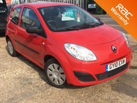 USED 2010 10 RENAULT TWINGO 1.1 FREEWAY 3d 58 BHP ONE LADY OWNER FROM NEW WITH FULL SERVICE HISTORY AND LOW MILEAGE