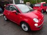 USED 2014 14 FIAT 500 1.2 CONVERTIBLE LOUNGE 3d 69 BHP Fiat Service History + Just Serviced by ourselves, One Lady Owner from new, MOT until August 2018, Great on fuel economy! Only &pound;30 Road Tax! Convertible
