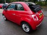 USED 2014 14 FIAT 500 1.2 CONVERTIBLE LOUNGE 3d 69 BHP Fiat Service History + Just Serviced by ourselves, One Lady Owner from new, MOT until August 2018, Great on fuel economy! Only &pound;30 Road Tax! Convertible