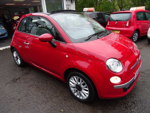 2014 14 Fiat 500 1.2 CONVERTIBLE LOUNGE 3d 69 BHP