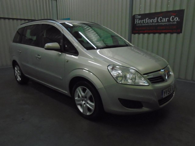 2008 58 Vauxhall Zafira 1.6 EXCLUSIV 5d 105 BHP