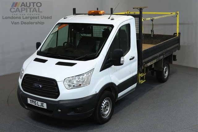 2015 15 FORD TRANSIT 2.2 350 L2 MWB 124 BHP TIPPER