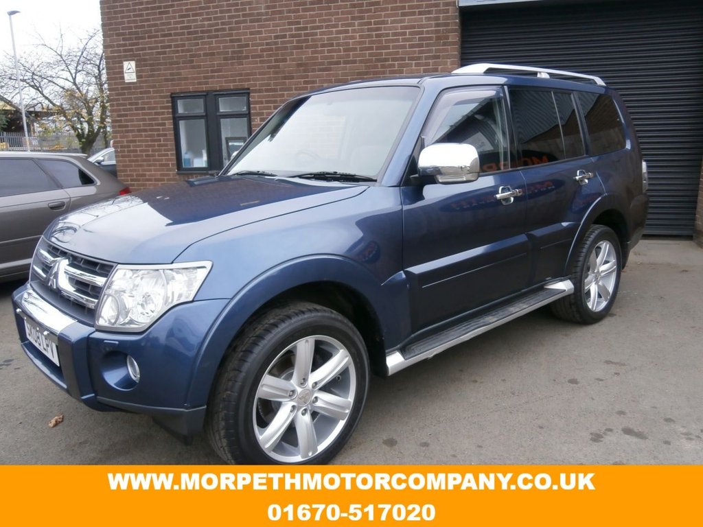 USED 2008 08 MITSUBISHI SHOGUN 3.2 GLS DIAMOND LWB DI-D 5d AUTO 167 BHP SAT NAV,REVERSE CAM,GLASS ROOF.......