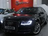 USED 2015 65 AUDI A8 3.0 TDI QUATTRO SPORT EXECUTIVE 4d AUTO 255 S/S 1 OWNER FROM NEW, FULL AUDI SERVICE HISTORY, UPGRADE 3 SPOKE MULTI FUNCTION HEATED STEERING WHEEL W/ PADDLE SHIFT, UPGRADE GARAGE DOOR OPENER, UPGRADE HEATED OUTER REAR SEATS, HEATED FRONT SEATS (PERFORATED LEATHER), ELECTRIC MEMORY FRONT SEATS, INTERIOR COLOUR: TITANIUM + STEEL GREY LEATHER, DAB, 360 DEGREE CAMERA W/ F+R PARKING SENSORS + DISPLAY, DYNAMIC SWEEPING LED INDICATORS, LED MATRIX HEADLIGHTS W/ DRL, LED REAR LIGHTS, BLUETOOTH W/ AUDIO STREAMING, NAV, AUDI MUSIC INTERFACE, PRIVACY GLASS