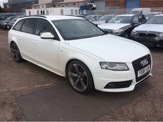 2011 61 Audi A4 2.0 AVANT TDI S LINE BLACK EDITION 5d 134 BHP