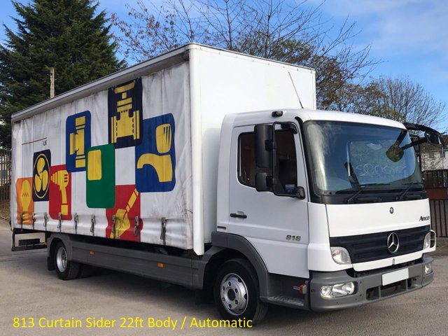 2008 58 Mercedes-Benz Atego 4.3 815 DAY 150ps 22ft Curtain Sider+ Tail Lift Low Mileage Free UK Delivery