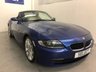 USED 2007 57 BMW Z4 2.0 Z4 SPORT ROADSTER 2d 148 BHP Superb example in Montego blue metallic with black leather-VERY LOW MILEAGE ONLY 34,000 Miles,service history-just serviced,18"alloys,black electric roof,traction control-MUST BE VIEWED