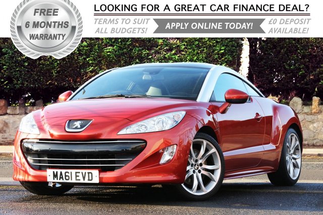2011 61 Peugeot Rcz 2.0 HDI GT 2d 163 BHP