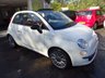 USED 2014 64 FIAT 500 1.2 CONVERTIBLE CULT 3d 69 BHP Low Mileage, Full Service History, Just Serviced by ourselves, One Lady Owner from new, MOT until October 2018 (no advisories), Great on fuel! Only &pound;30 Road Tax!