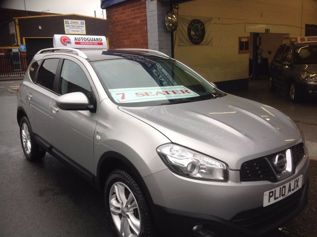 2010 10 Nissan Qashqai+2 1.6 N-TEC      7 SEATER
