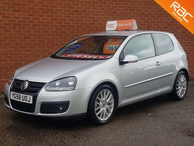 2008 58 Volkswagen Golf 2.0 GT TDI 3d FULL LEATHER HEATED SEATS
