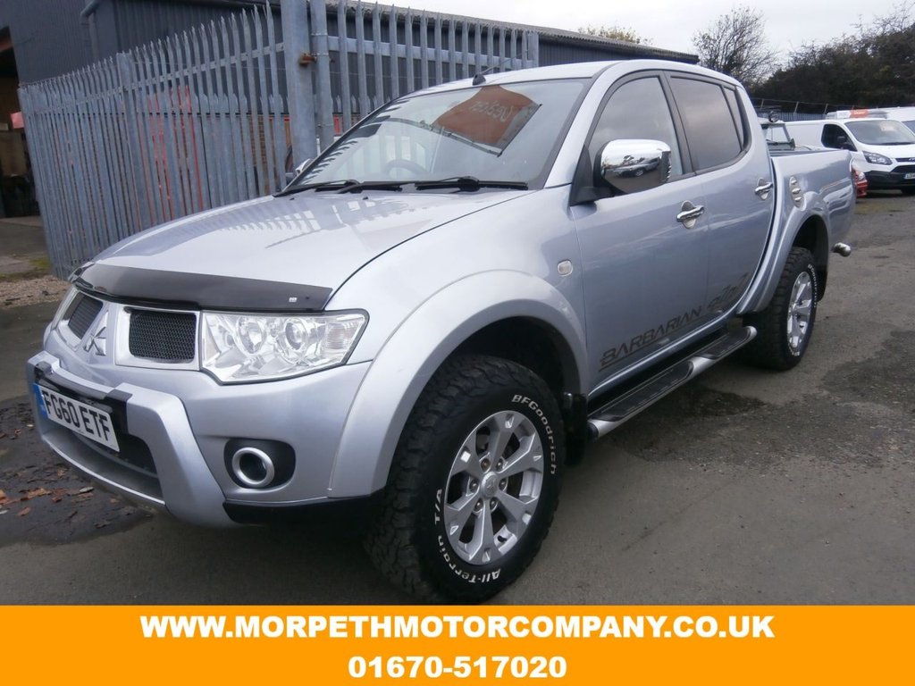 USED 2010 60 MITSUBISHI L200 2.5 DI-D 4X4 BARBARIAN LB DCB 1d 175 BHP *** &pound;10995 NO VAT ***