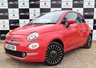 USED 2015 65 FIAT 500 1.2 LOUNGE 3d 69 BHP 60 MPG, Stunning Glam Coral, AC