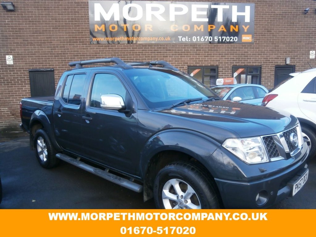 USED 2007 57 NISSAN NAVARA 2.5 AVENTURA DCI 4X4 SWB SHR D/C 1d AUTO 169 BHP *** &pound;6995 NO VAT ***