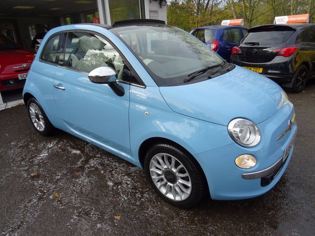 2013 63 Fiat 500 1.2 CONVERTIBLE LOUNGE 3d 69 BHP