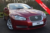 USED 2008 08 JAGUAR XF 2.7 PREMIUM LUXURY V6 4d AUTO 204 BHP 8 STAMP FSH! RARE RADIANCE RED WITH CREAM LEATHER! STUNNING EXAMPLE SUPPLIED WITH 15 MONTHS WARRANTY!