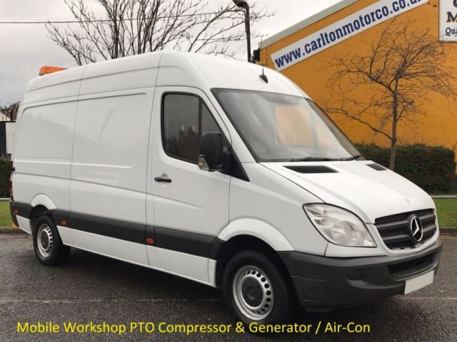 2013 13 Mercedes-Benz Sprinter 2.1 316 CDI 163 Mwb High Roof [ Mobile Workshop Compressor+ Mess Unit ] Van Free UK Delivery