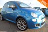 USED 2014 64 FIAT 500 0.9 TWINAIR C S DUALOGIC 3d AUTO 85 BHP STUNNING ELECTRONICA METALLIC WITH MATTE GREY ALLOYS AND MIRROR CAPPINGS