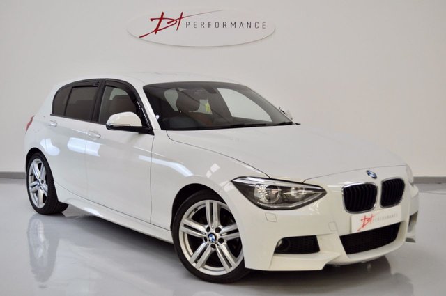 2013 63 BMW 1 Series 2.0 116D M SPORT 5d 114 BHP FULL RED LEATHER