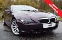 USED 2006 56 BMW 6 SERIES 3.0 630I SPORT 2d 255 BHP 10 STAMP FSH! SUPER RARE INDIVIDUAL TECHNO VIOLET PAINT WITH CREAM LEATHER! PANORAMIC SUNROOF! A TRUE ONE OFF EXAMPLE!
