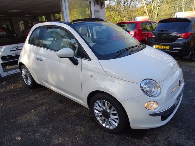 2014 14 Fiat 500 0.9 TWINAIR CONVERTIBLE LOUNGE 3d 85 BHP