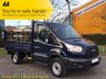 USED 2014 14 FORD TRANSIT 310s L1-H1 Dropside+Tail-Lift 2.2TDCi 100 RWD Low Mileage Ex Lease Choice in Stock Fsh Free UK Delivery 